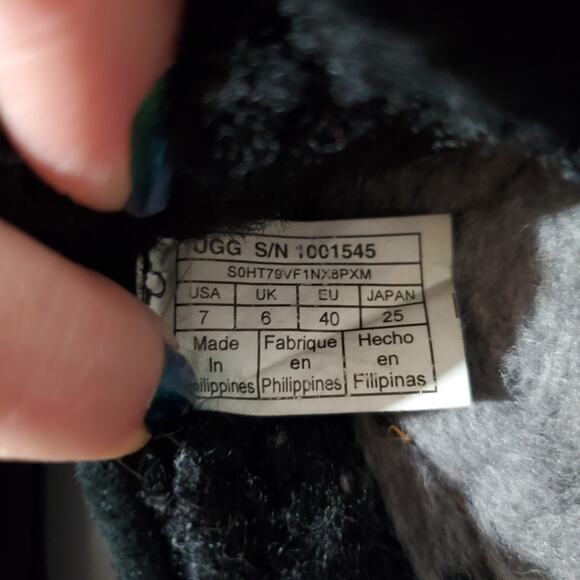 UGG Byron Sheepskin Suede Leather Shearling Moccasin Slipper Loafer Mens Size 7 - Picture 10 of 11